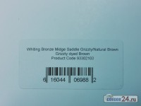 Седло петуха WHITING, градация Bronze Midge, цвет Grizzly Natural Brown